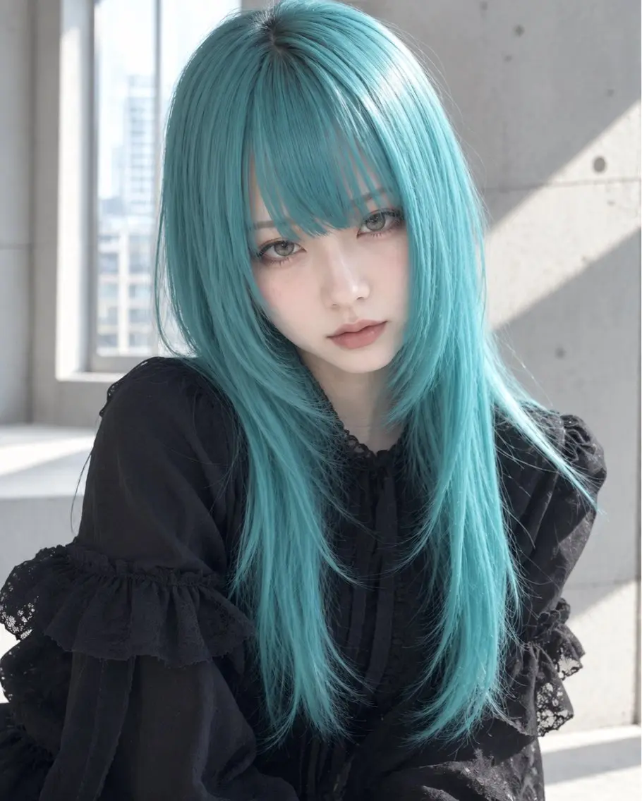 【平日限定🖤】ブリーチリタッチ＋艶カラー＋TRの写真