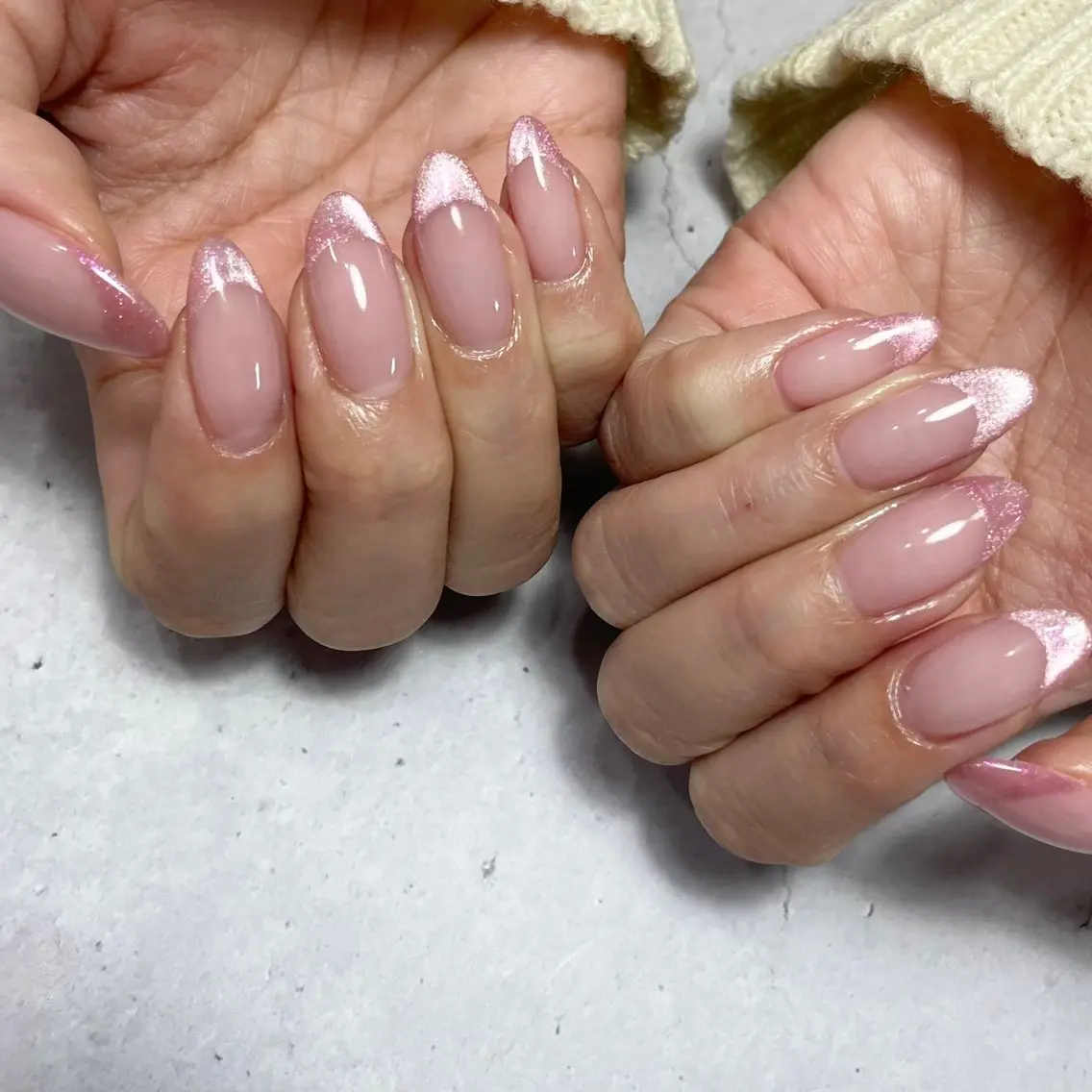 ネイル フレンチネイル GIZELE ひばりヶ丘nailのネイルデザイン