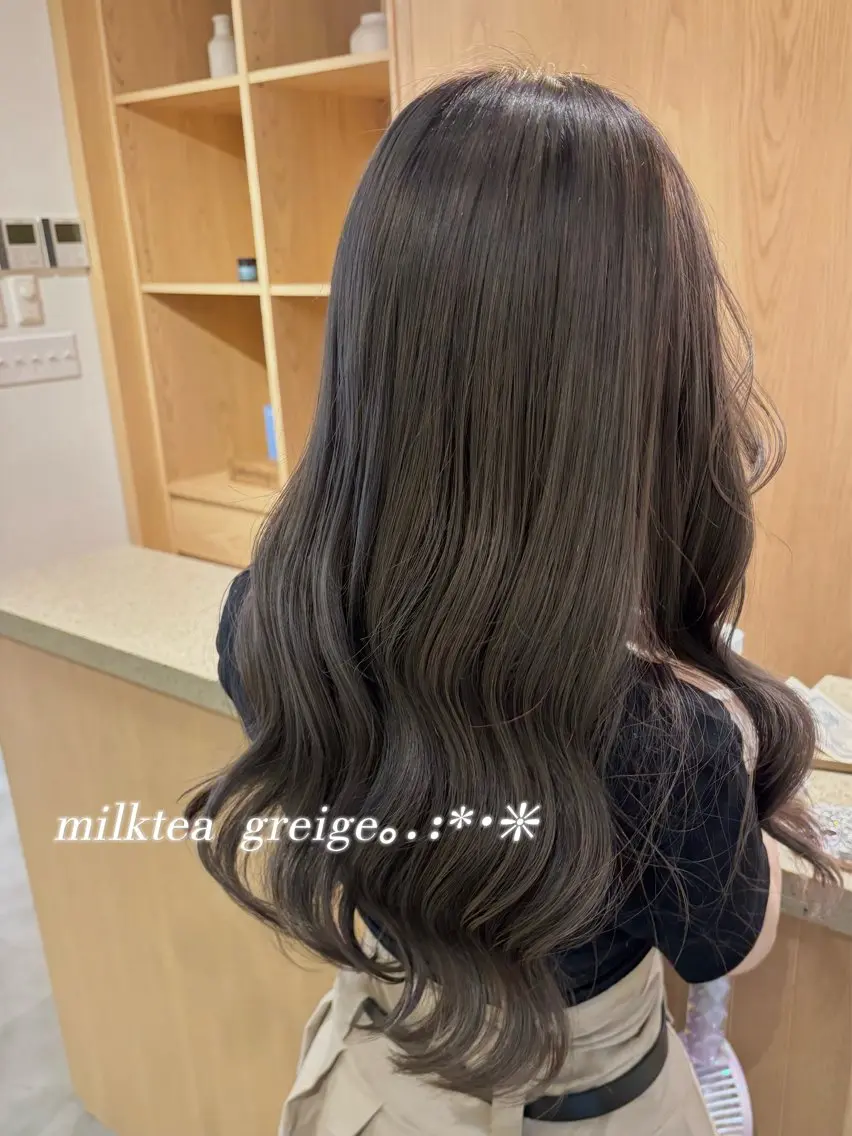 カラー ヘアカラー 波多野 聖のヘアスタイル