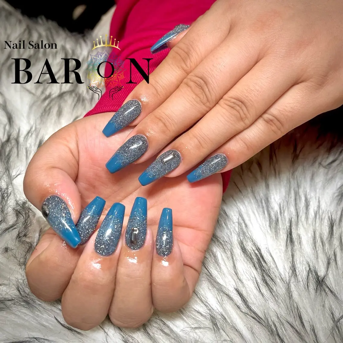 ネイル フラッシュネイル ハンドネイル ☆SAKI☆ BARON 店長のネイルデザイン