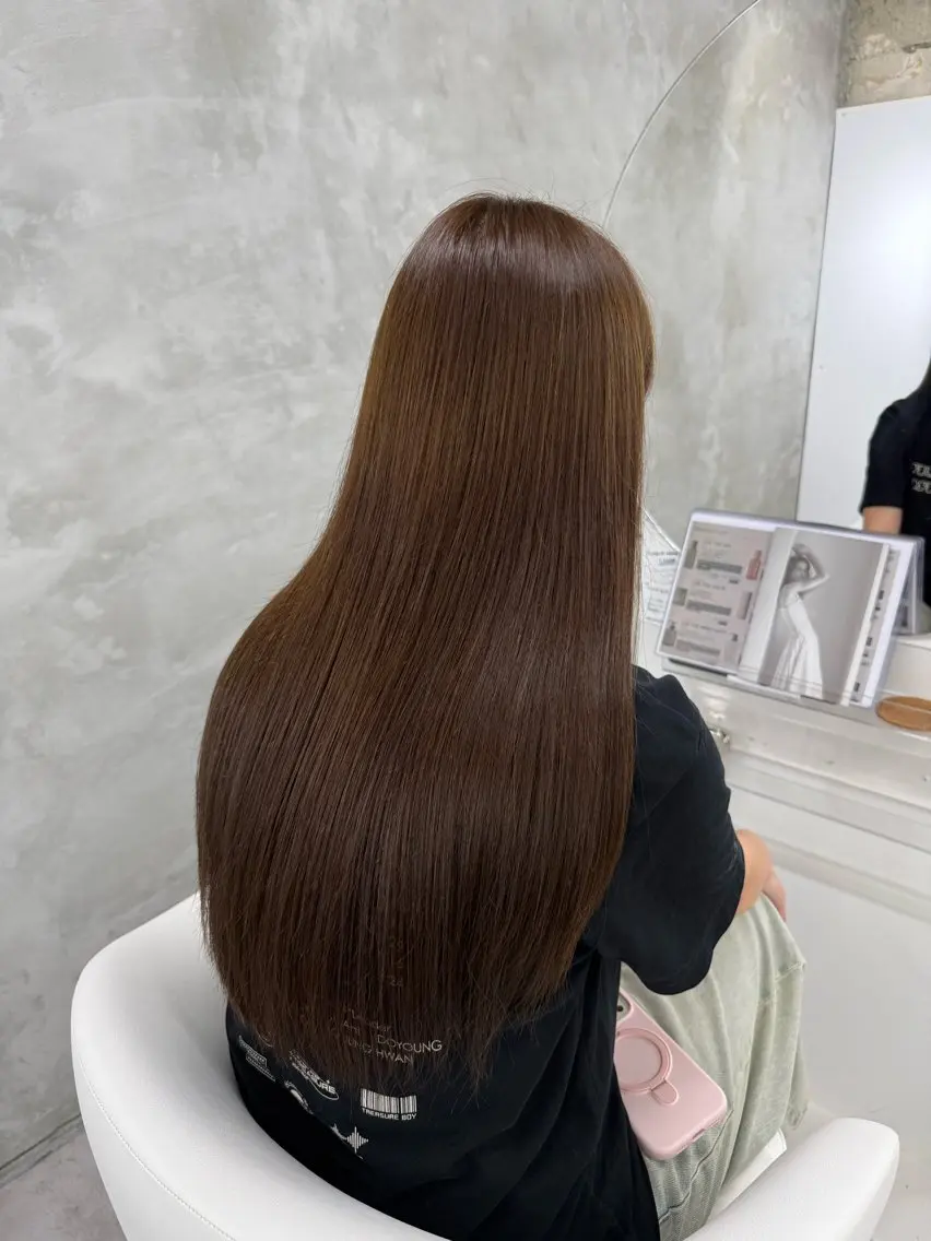 ロング カラー ヘアカラー トリートメント yuuna ✮ door whiteのヘアスタイル