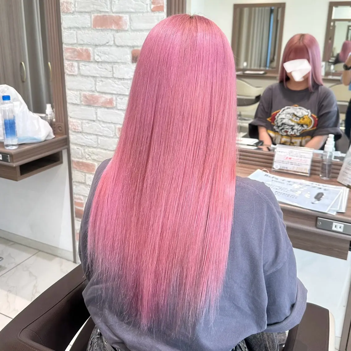 ロング カラー ブリーチ ブリーチなしカラー ヘアカラー 𓍯暖色/韓国風 田中沙羅‎𓍯のヘアスタイル