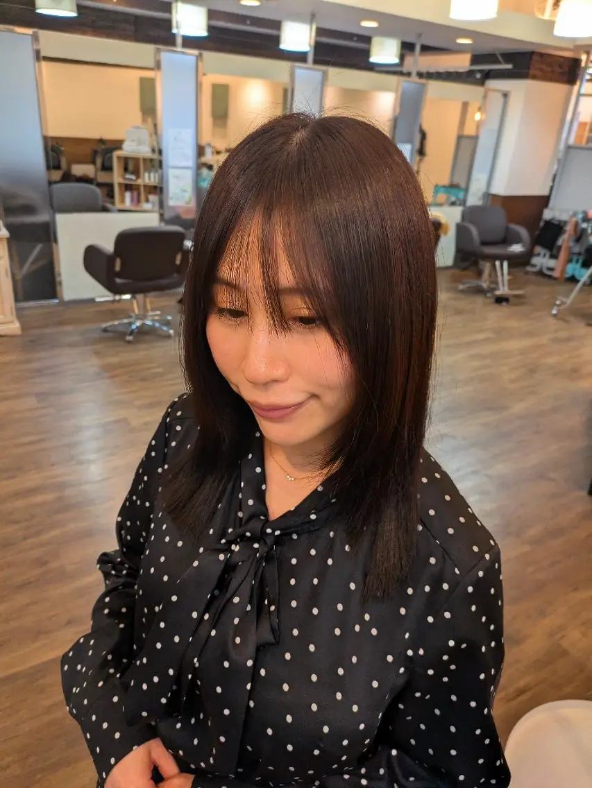 カラー ヘアカラー トリートメント 束感まつぱ🫧 なつき🫧のマツエク・マツパデザイン