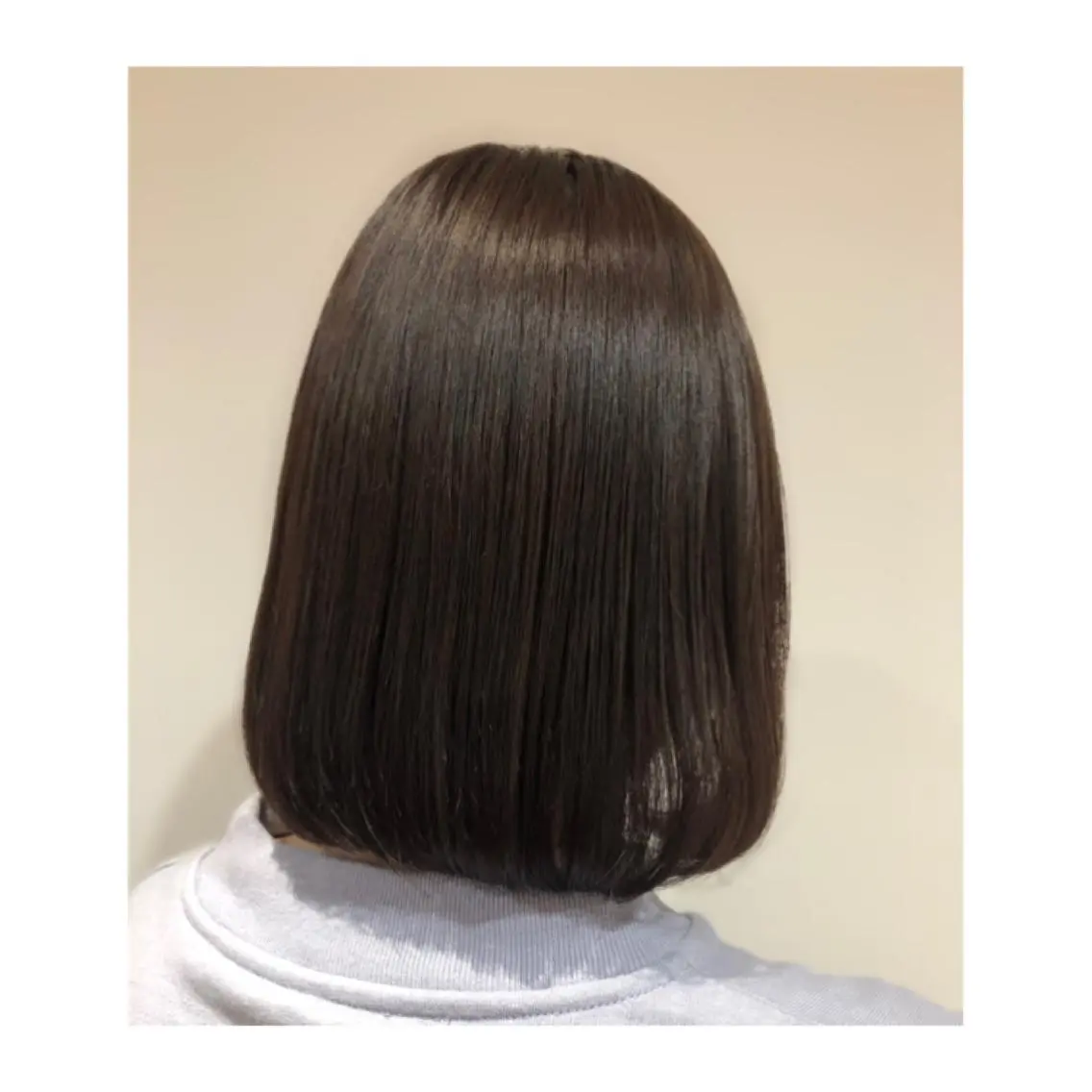 ミディアム 縮毛矯正 まちだ ひとみのヘアスタイル