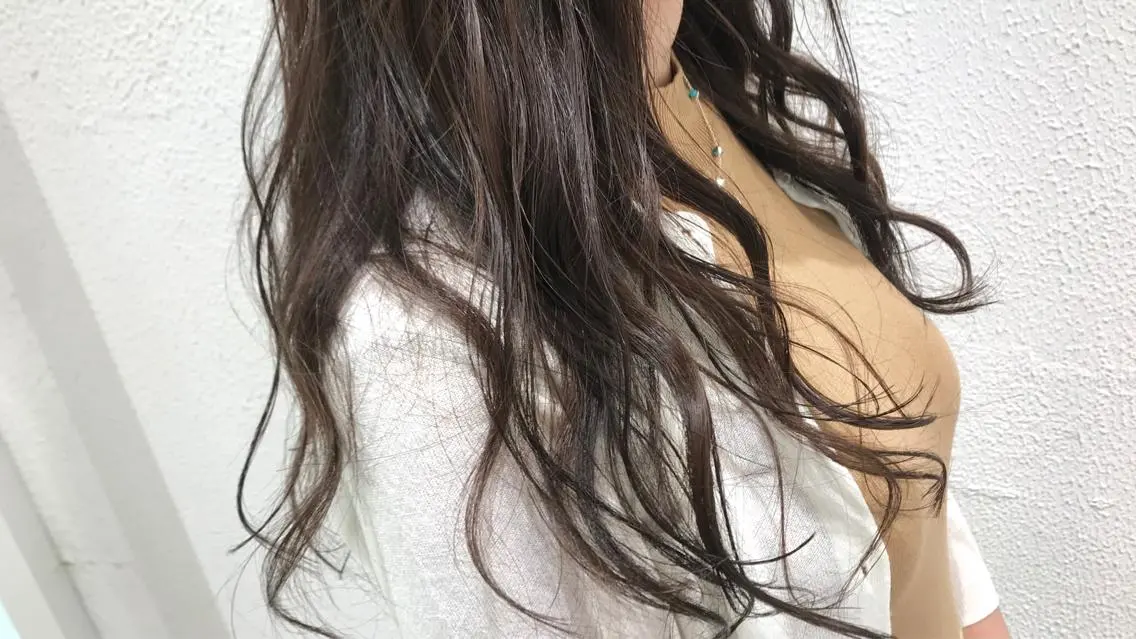 ロング カラー イルミナカラー 当日予約🆗✂︎ ウエモト タクのヘアスタイル