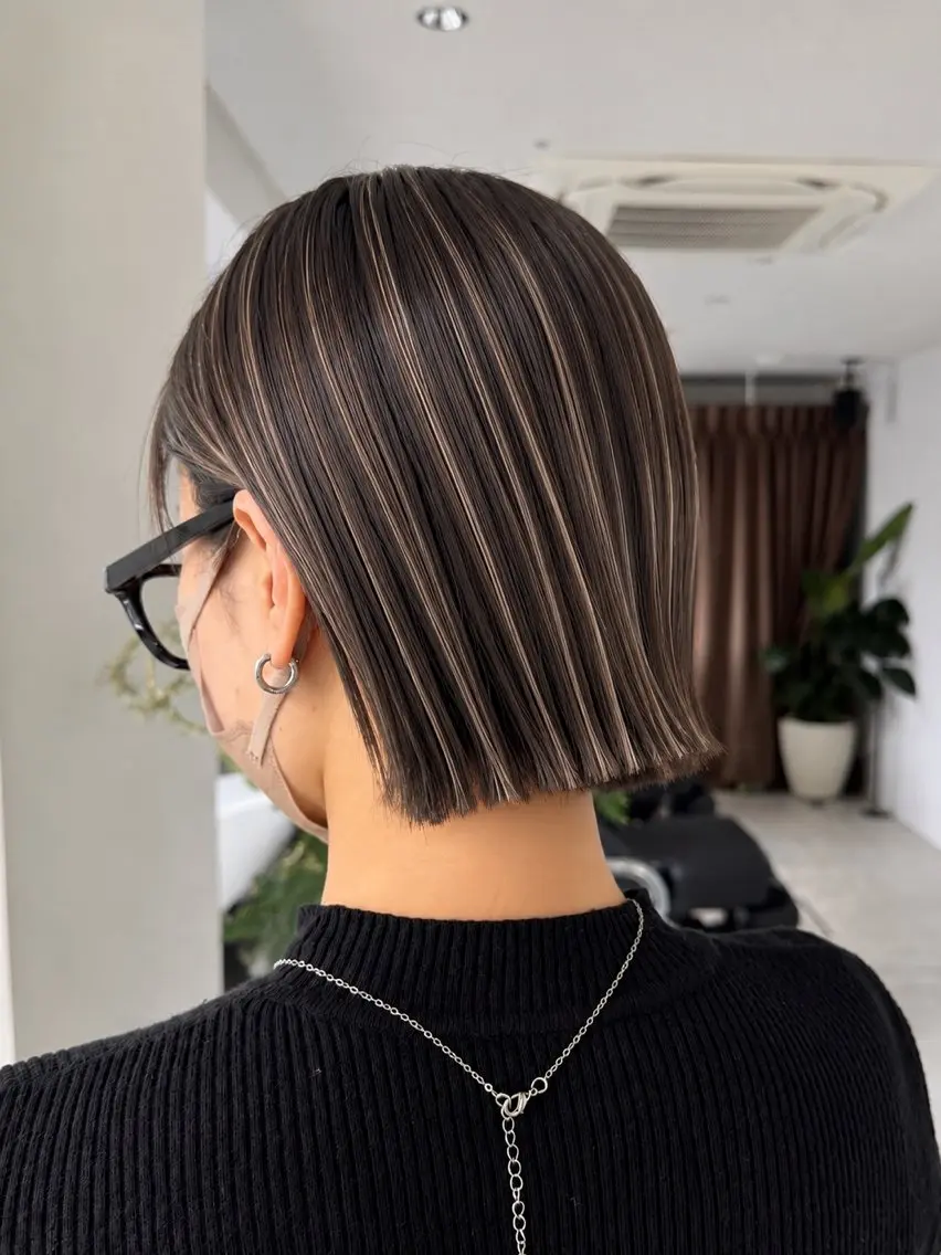 ショート カラー ヘアカラー 〔LaNA〕 Nozomiのヘアスタイル