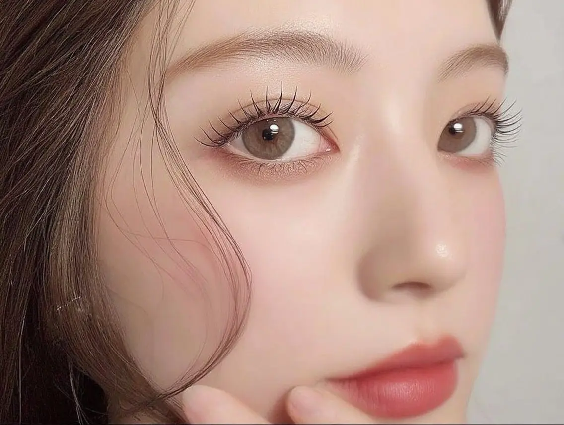 🎀Jrクーポン🎀まつ毛エクステフラットラッシュ(カシミヤ)100本👀☆モデル様募集✉️の写真