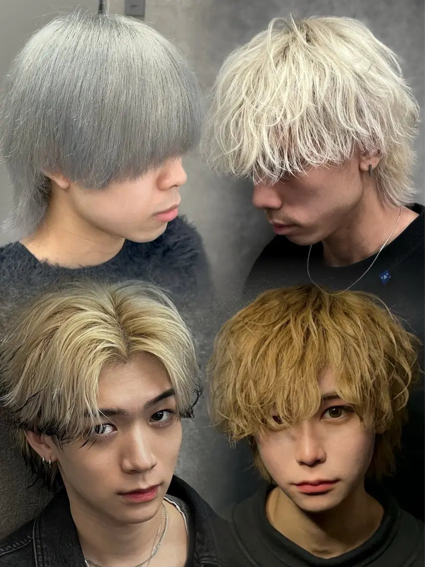 カラー パーマ メンズ カット ヘアカラー 札幌メンズ指名 No. 1/光👑のヘアスタイル