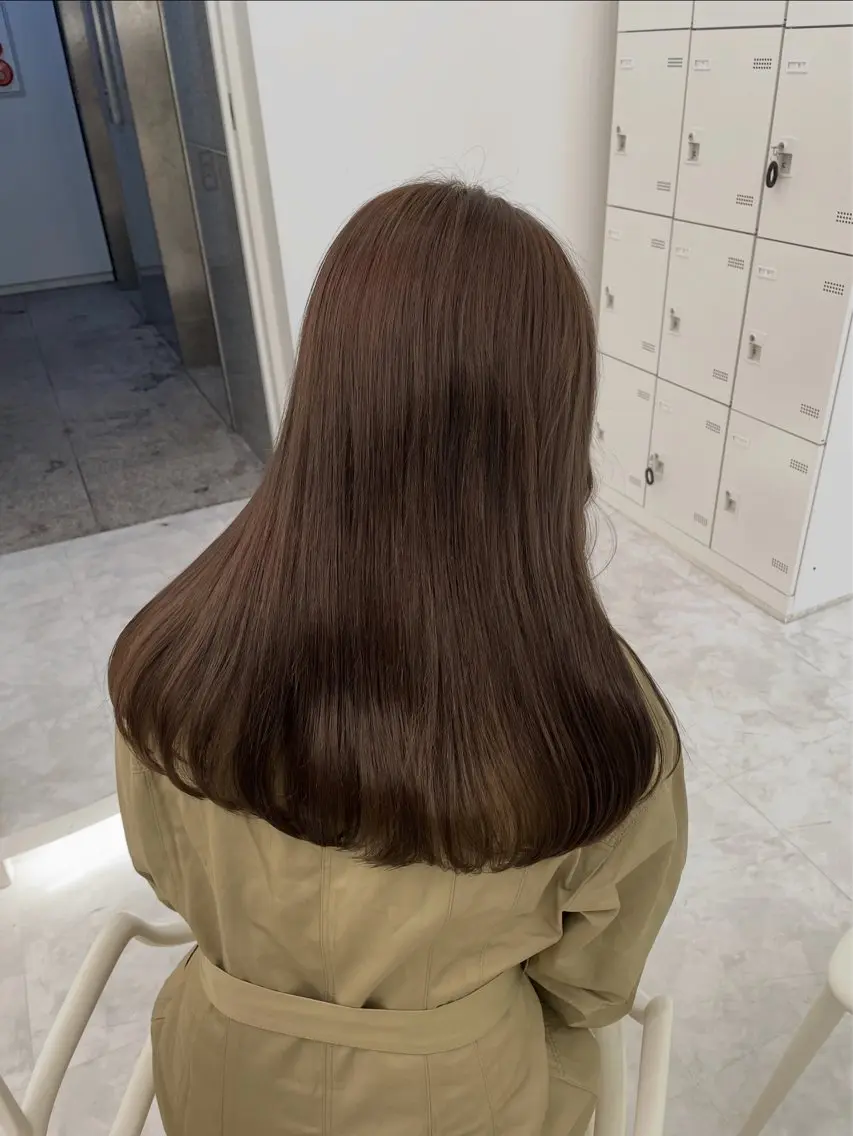 【💖ミニモSALE💖】ブリーチなしダブルカラー+髪質改善トリートメントの写真