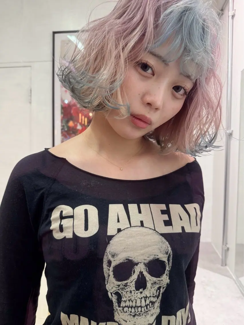 ショート カラー ヘアカラー ooitヨシダ ミナミのヘアスタイル