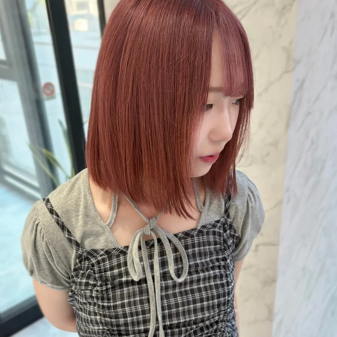 ショート カラー 浦和韓国モデル 募集中🪽Rinのヘアスタイル