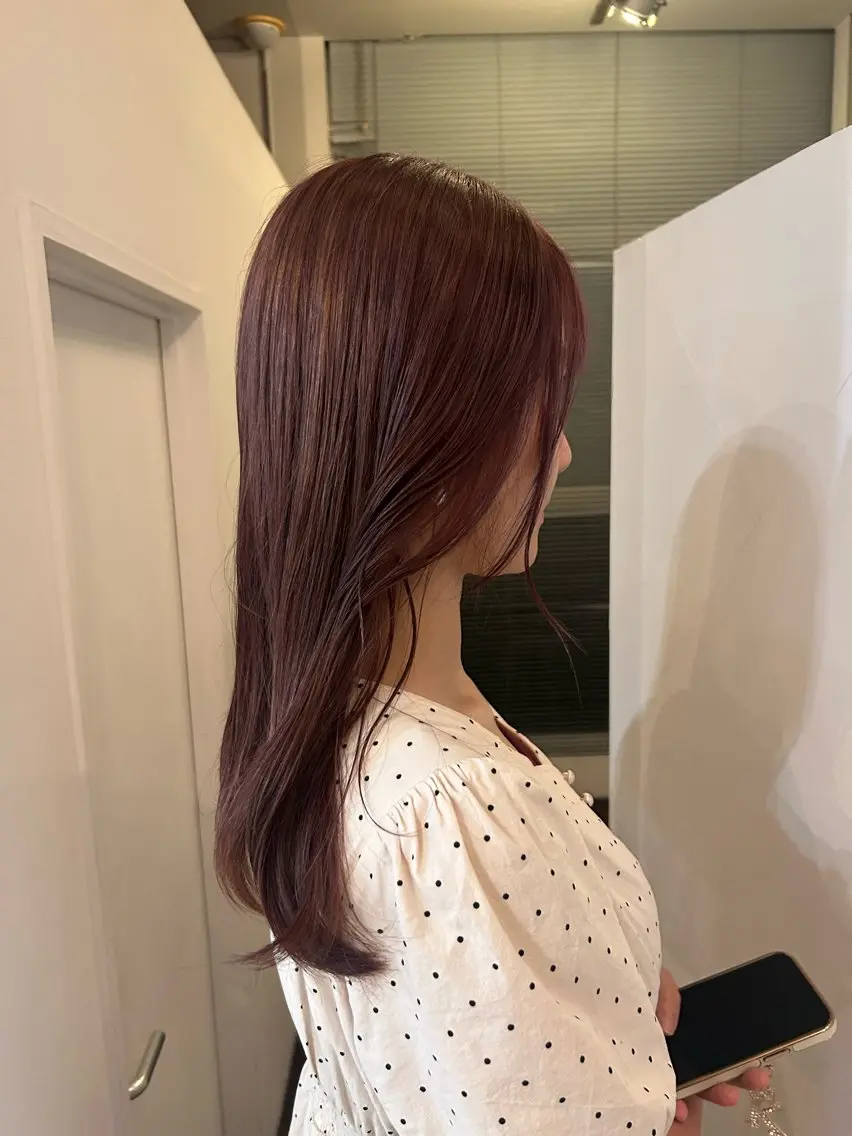 カラー かがやしづ ⭐️カラーモデルのヘアスタイル