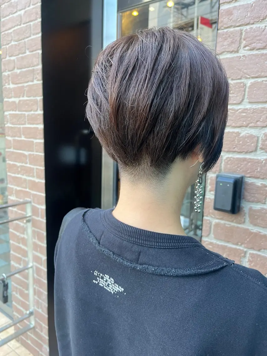 セミロング カラー メンズ 久木原 ゆりのヘアスタイル