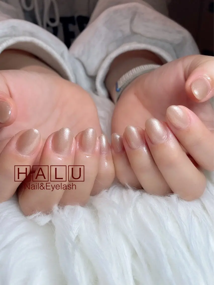 ネイル ラメ(グリッター) HALU ハルのネイルデザイン