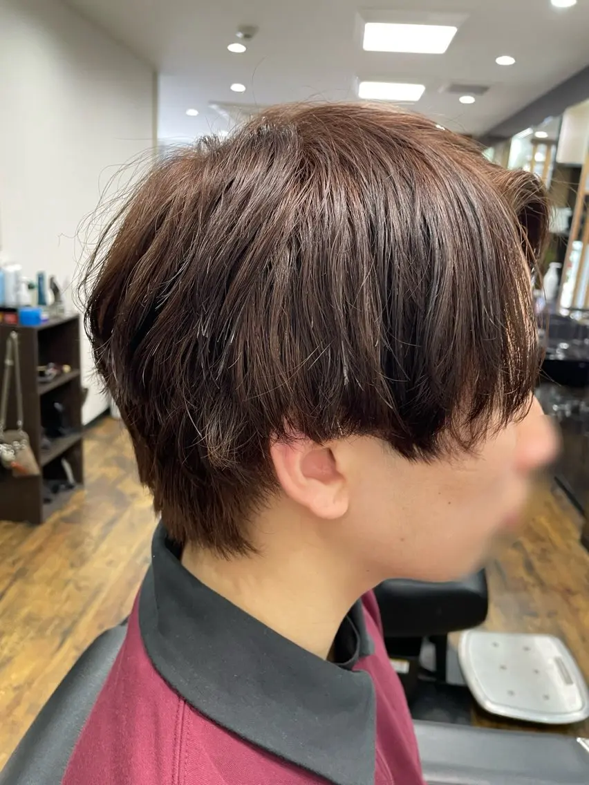 ショート カラー メンズ Nakada Chikaのヘアスタイル