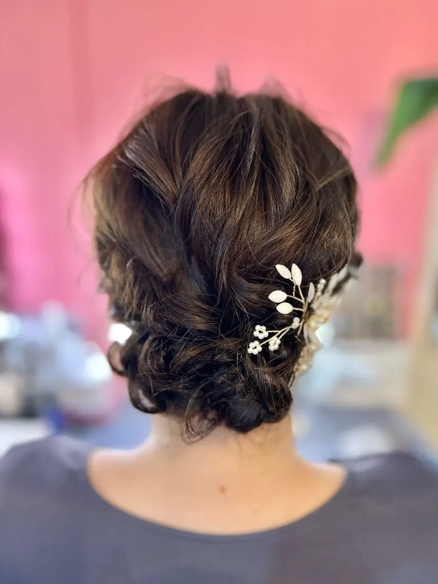 ミディアム ミディアムパーマ ヘアセット 北本 美幸のヘアスタイル
