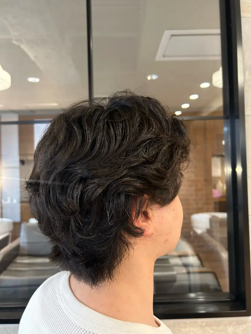 パーマ メンズ メンズパーマ 🪞ツヤ髪No1🪞 まなのヘアスタイル