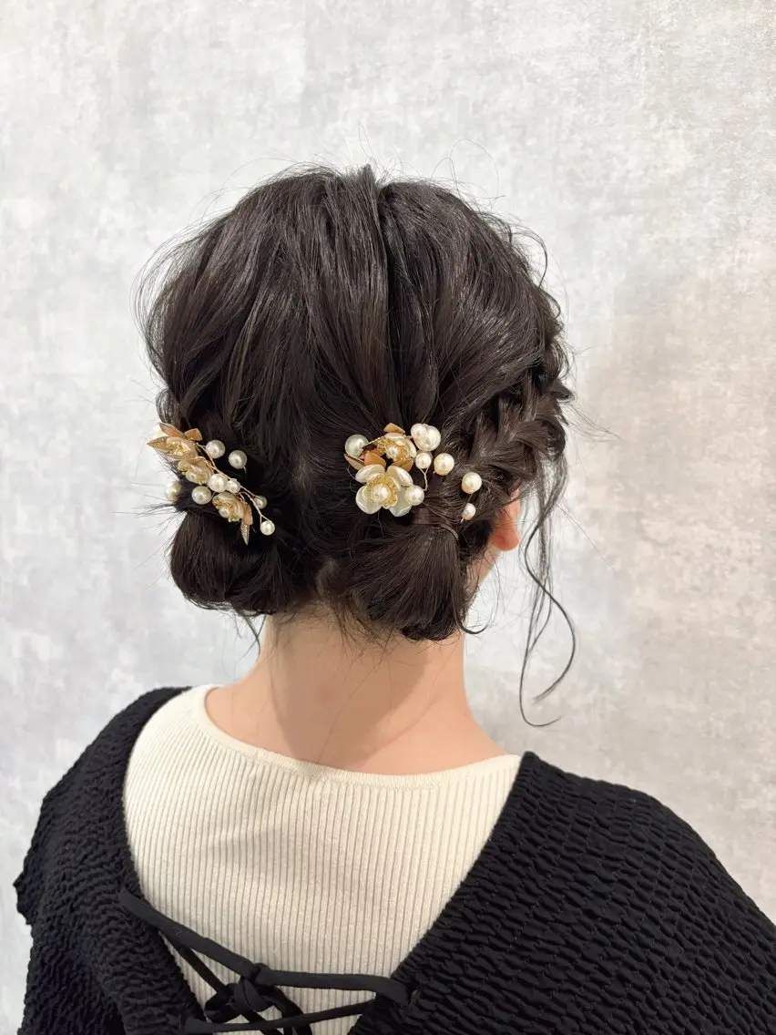 ヘアアレンジ 結婚式・ブライダル ヘアセット Rangali Rinのヘアスタイル