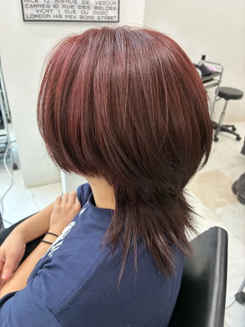 ミディアム カラー ブリーチ ブリーチなしカラー ヘアカラー 透明感カラー 🐕‍🦺Juriのヘアスタイル