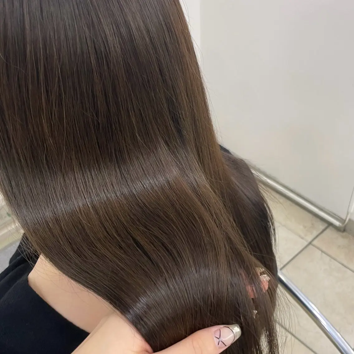 ロング カラー オリーブカラー ヘアカラー トリートメント 🐈⬛カチモリ/暖 色/𝐌𝐢𝐤𝐮のヘアスタイル