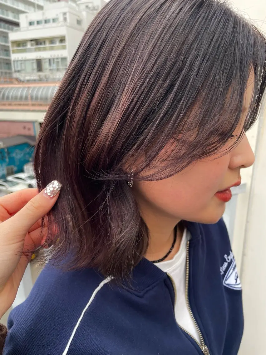 ショート カラー ブラウンカラー グラデーションカラー ピンクカラー ピンクブラウン ヘアカラー Nico☺︎🎀YU ボブ/カットのヘアスタイル