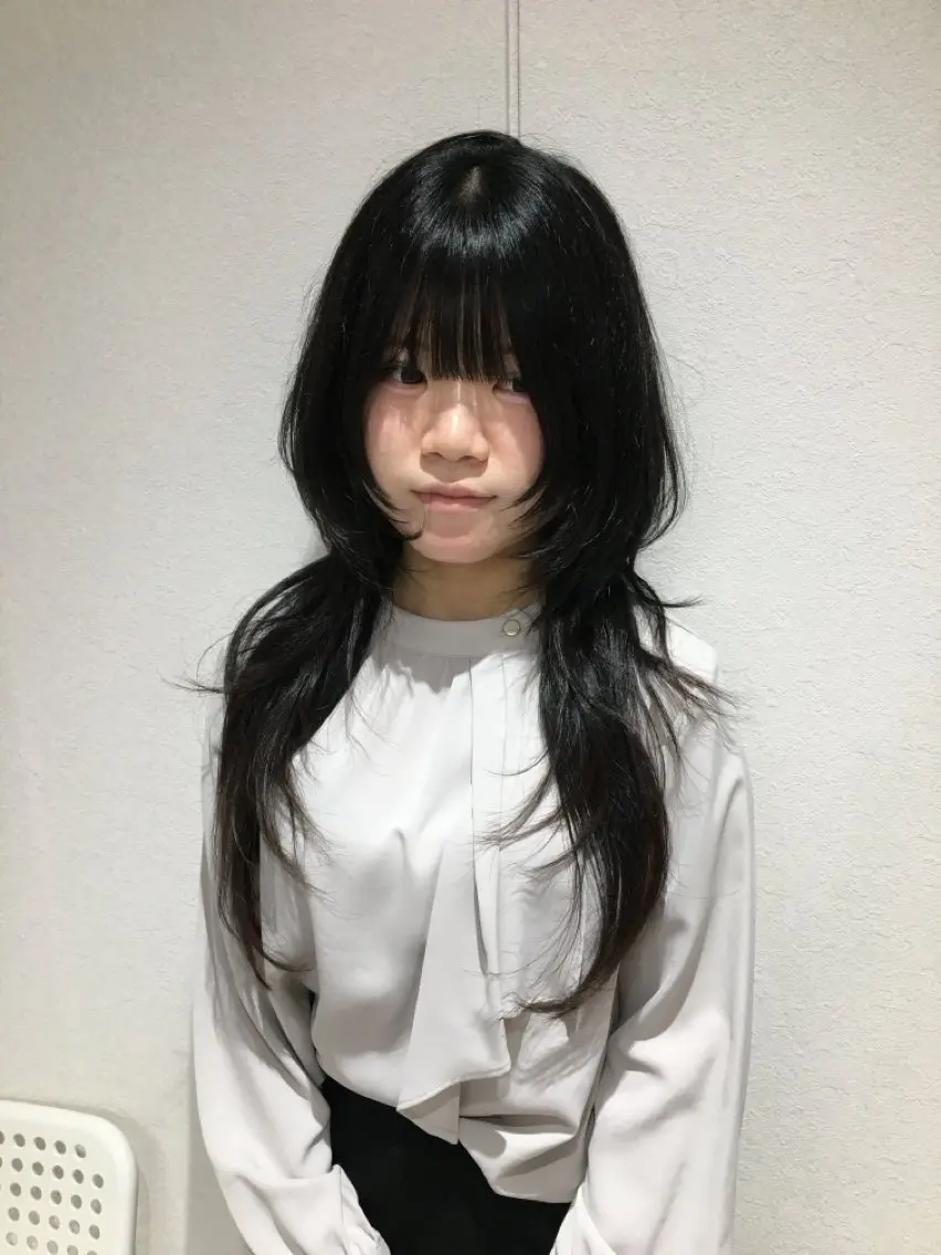ロング カット トリートメント Hanaka🪷 ニュアンス×レイヤーのヘアスタイル