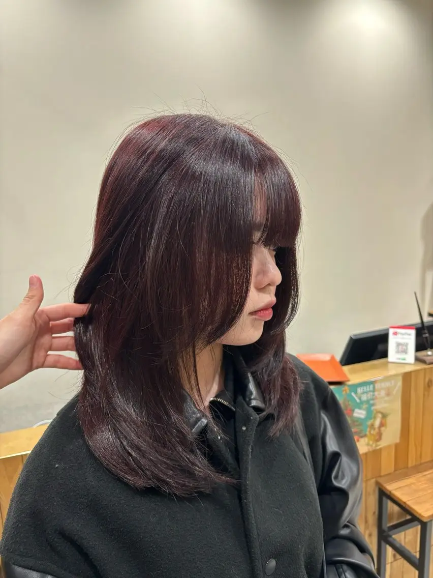 ブリーチなしW color ➕Aujuaトリートメント🪽❤️の写真
