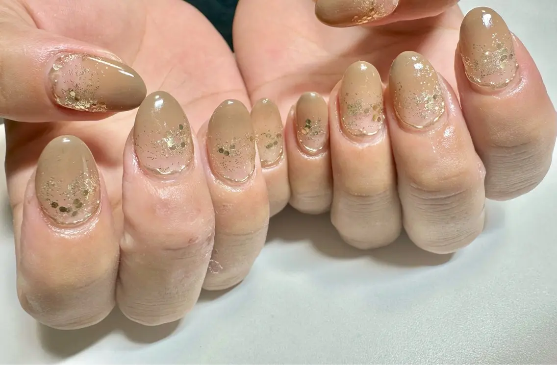 セミロング ハンドネイル yuka ♡のネイルデザイン
