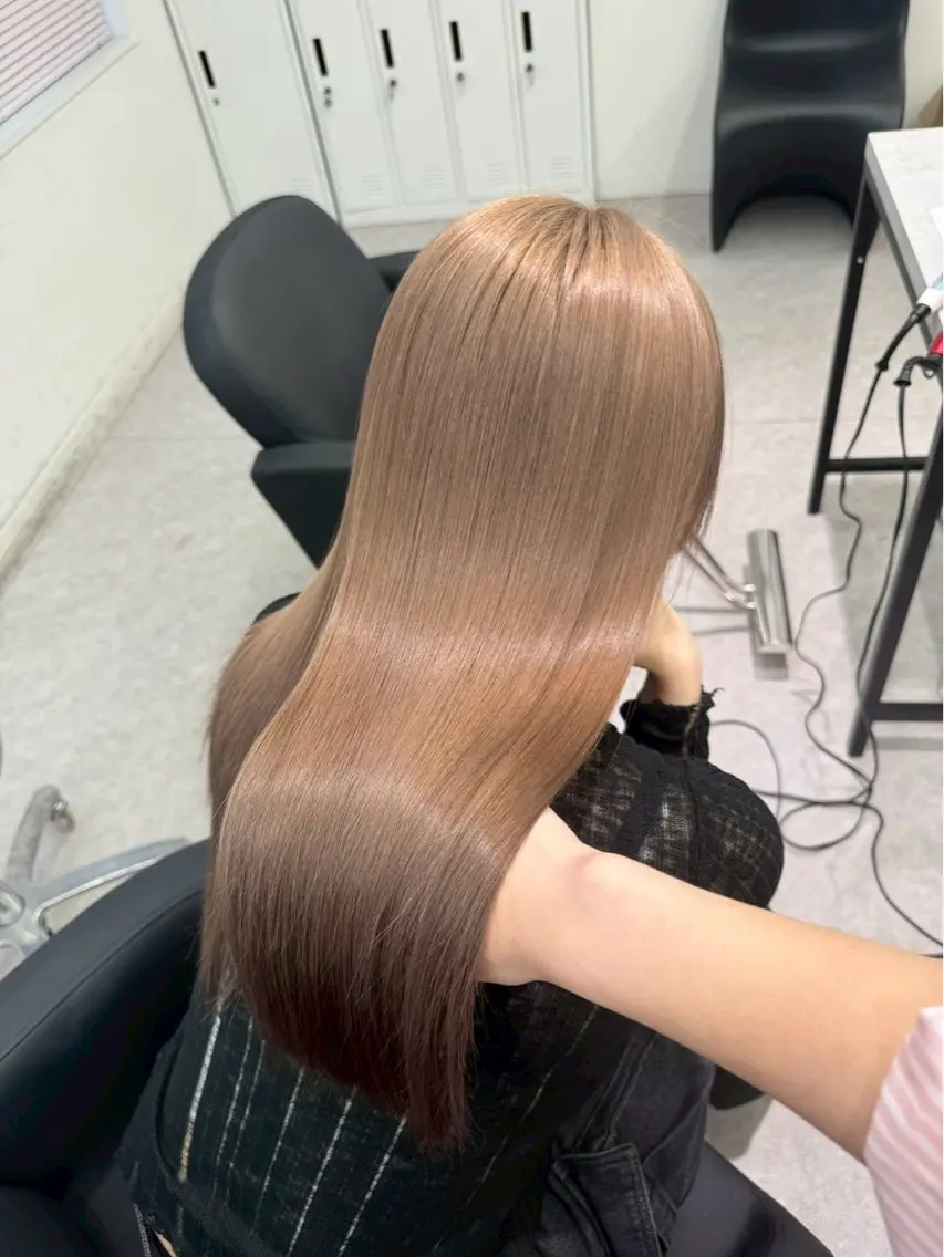 カラー ヘアカラー ミルクティー/渋谷 shunta🌟🌟のヘアスタイル