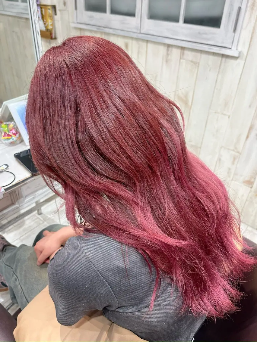 【今話題の❣️】ハーフブリーチ+オンカラー🫶の写真