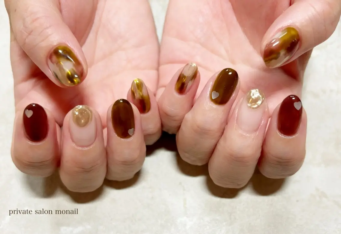 ネイル ニュアンスネイル ハンドネイル nail salon monailのネイルデザイン