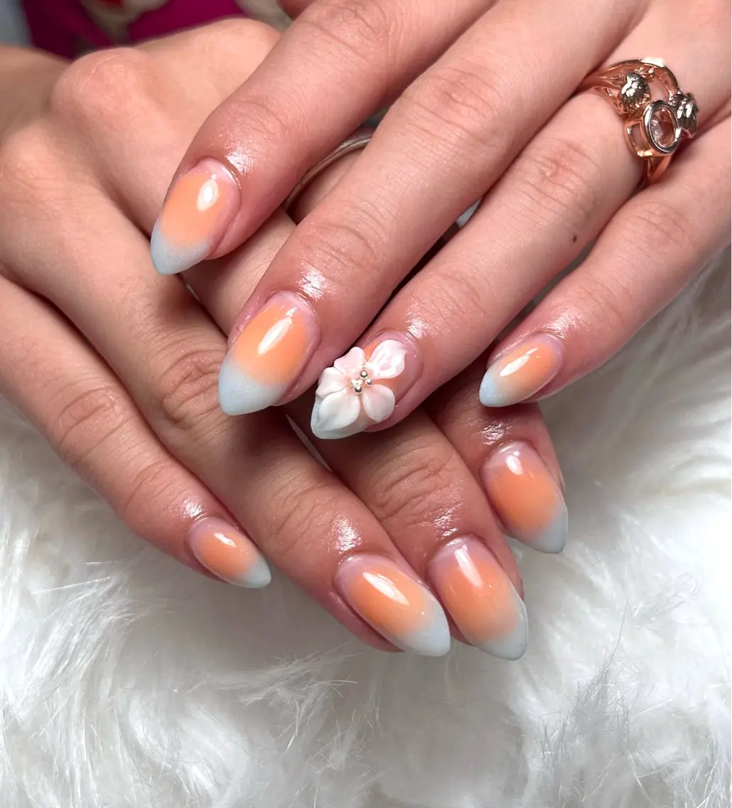 ネイル ジェルネイル 持ち込み ワンカラーネイル スカルプネイル xinh nailsのネイルデザイン