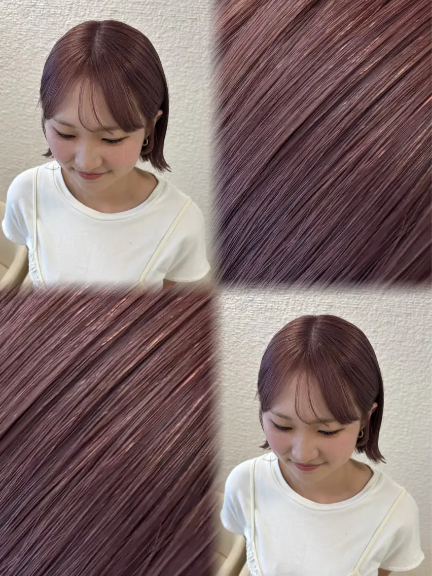 セミロング ボブ ·˖Reika·˖✩のヘアスタイル
