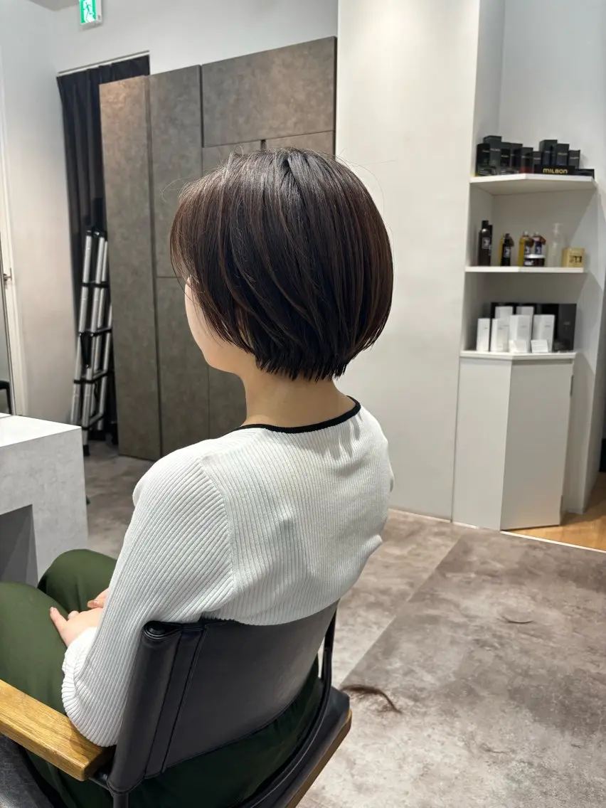 ショート カット 門崎未依/レイヤー/ メンズカット🪿🌼のヘアスタイル