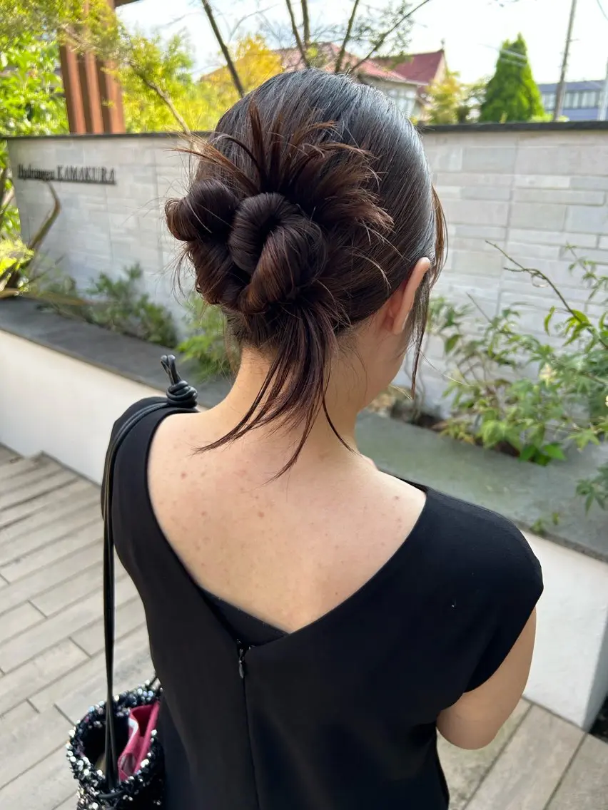 ヘアアレンジ ヘアセット 💛🤍U too e’s /店長🧸のヘアスタイル