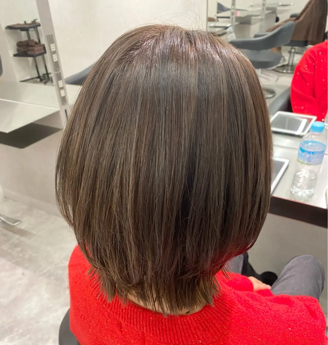 ミディアム カラー 透明感カラー/当日予 約OK🤍〔杉野葵〕のヘアスタイル