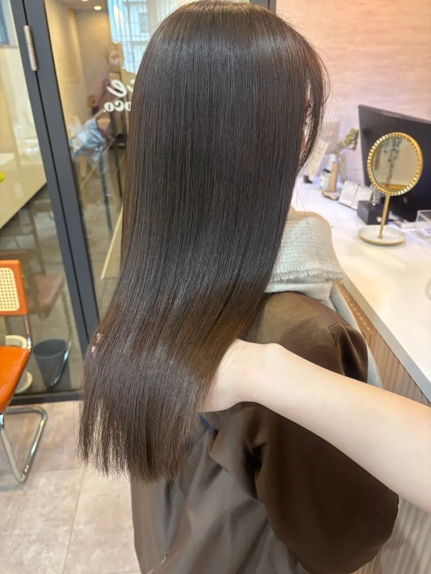 ロング カラー ヘアカラー 矢野 漣星のヘアスタイル
