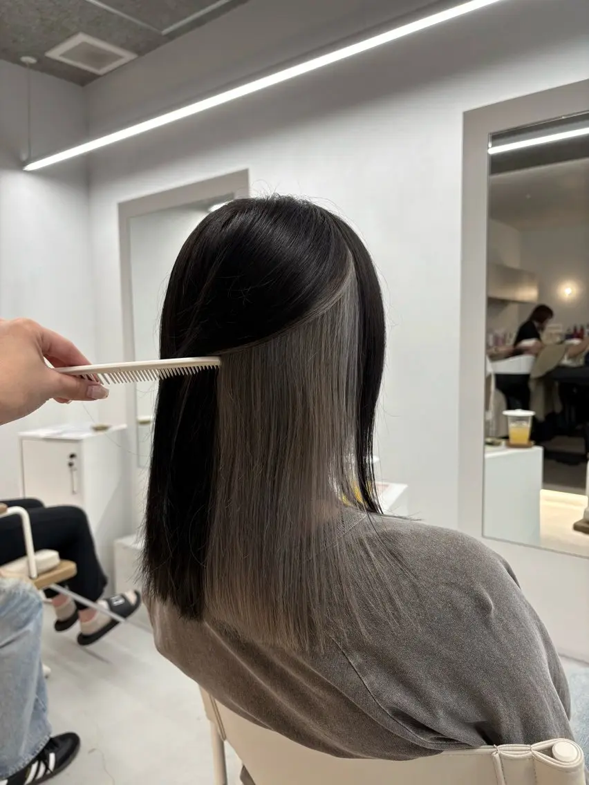 🍎カット＋インナーカラー+トリートメントの写真