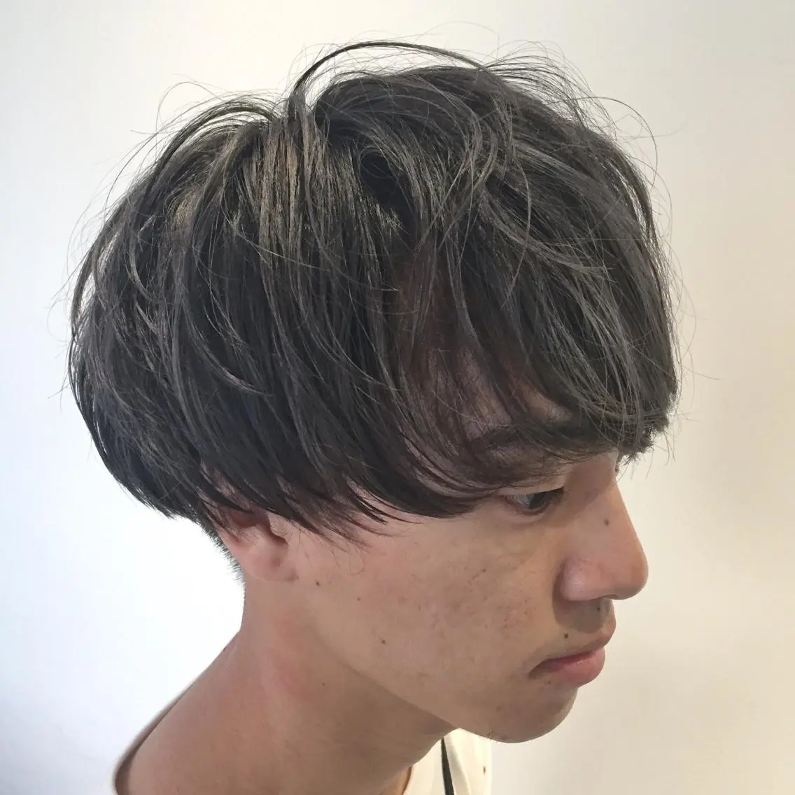 ショート カラー メンズ マッシュ グレージュ ◇おの あすか◇のヘアスタイル