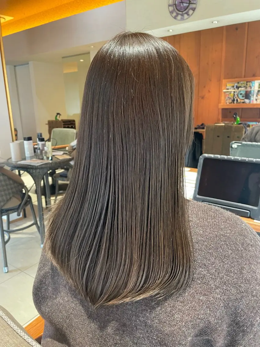 【人気No.1✨】カット+ブリーチ無しWカラー《30%OFF》の写真