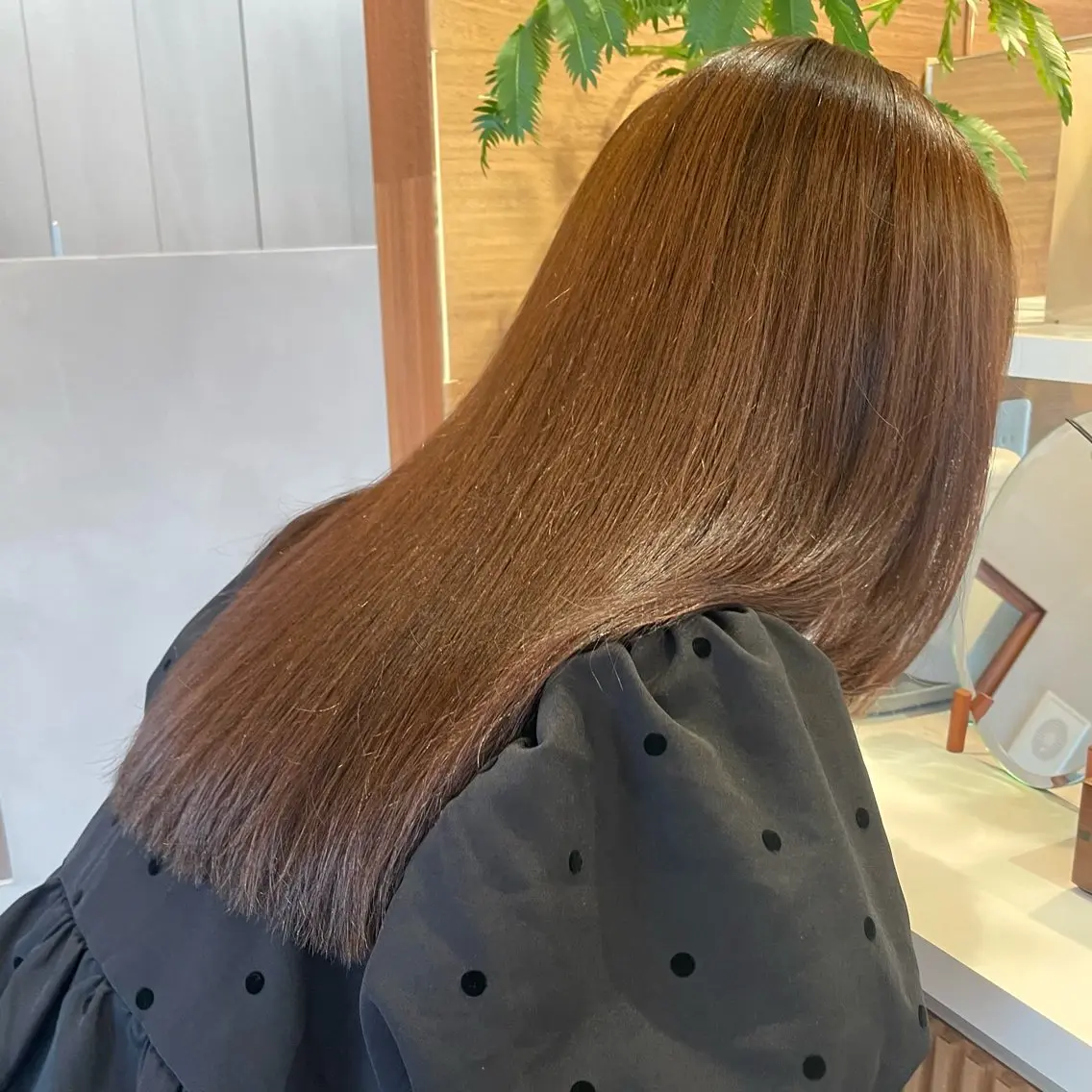 セミロング 縮毛矯正 トリートメント カット 縮毛矯正 トリートメント 縮毛矯正/レイヤー/ ボブ♡Natsukiのヘアスタイル