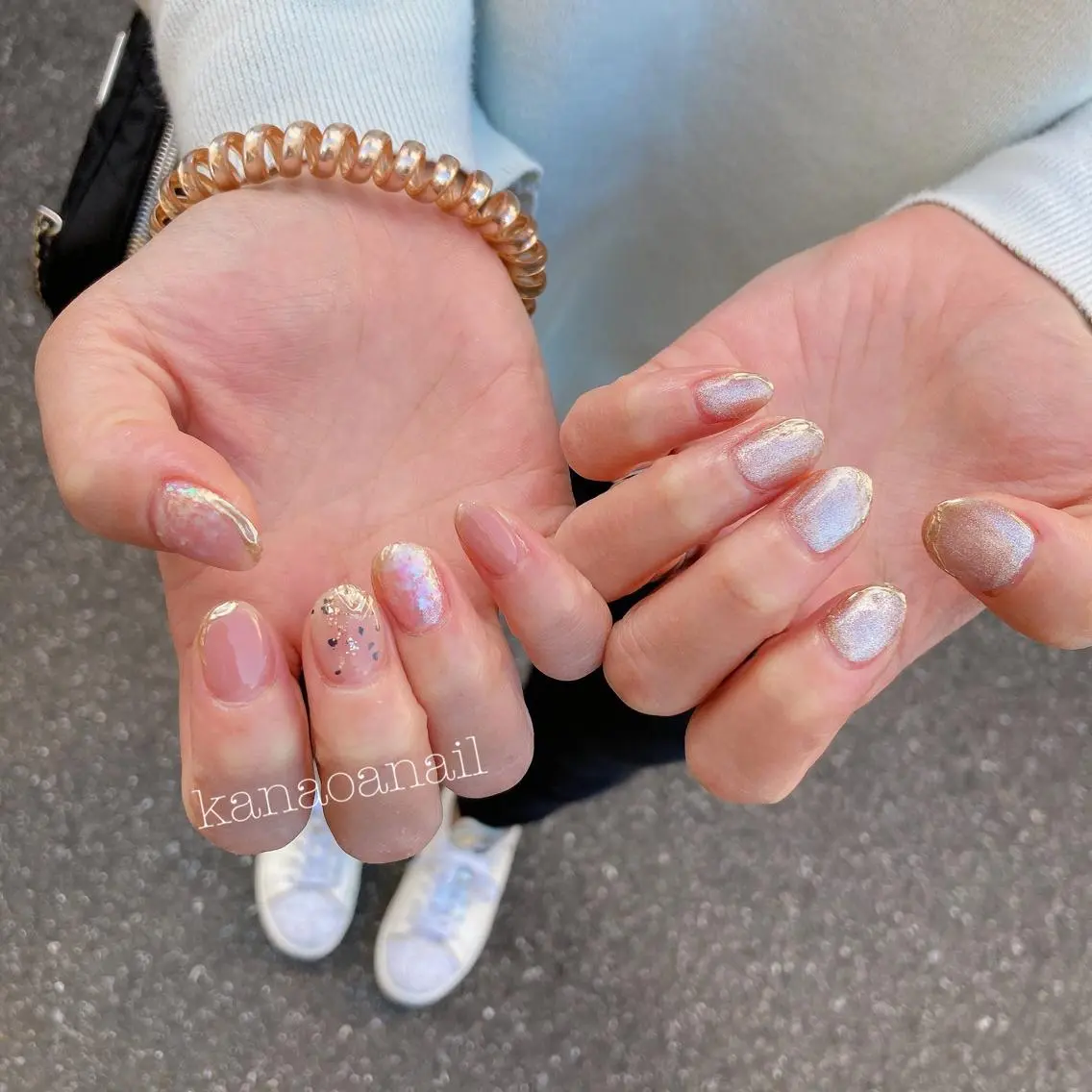 ネイル 地爪育成💅 kanaoanailのネイルデザイン