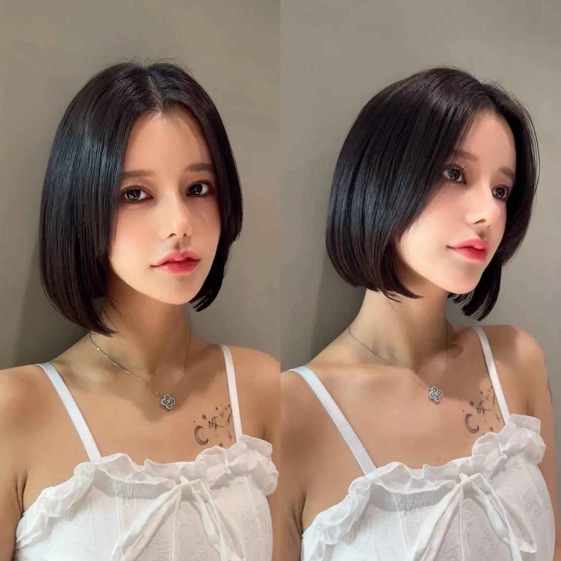 ミディアム カラー パーマ ベージュカラー ブリーチ 透明感カラー ブリーチなしカラー 髪質改善 カット ヘアカラー 縮毛矯正 トリートメント ✨髪質改善特化✨副 店長椎葉信乃介のヘアスタイル