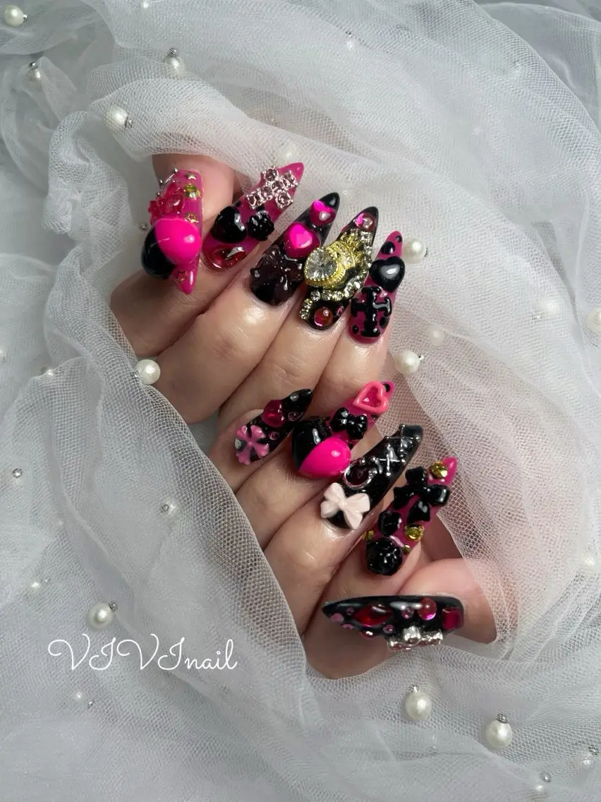 ネイル ロングネイル ハンドネイル vivi nailのネイルデザイン