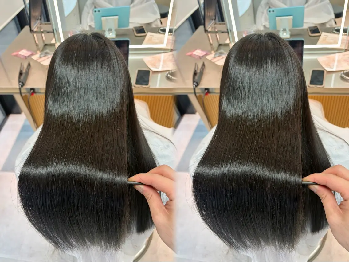 ロング 髪質改善 縮毛矯正 【博多髪質改善】 吉村 清志のヘアスタイル