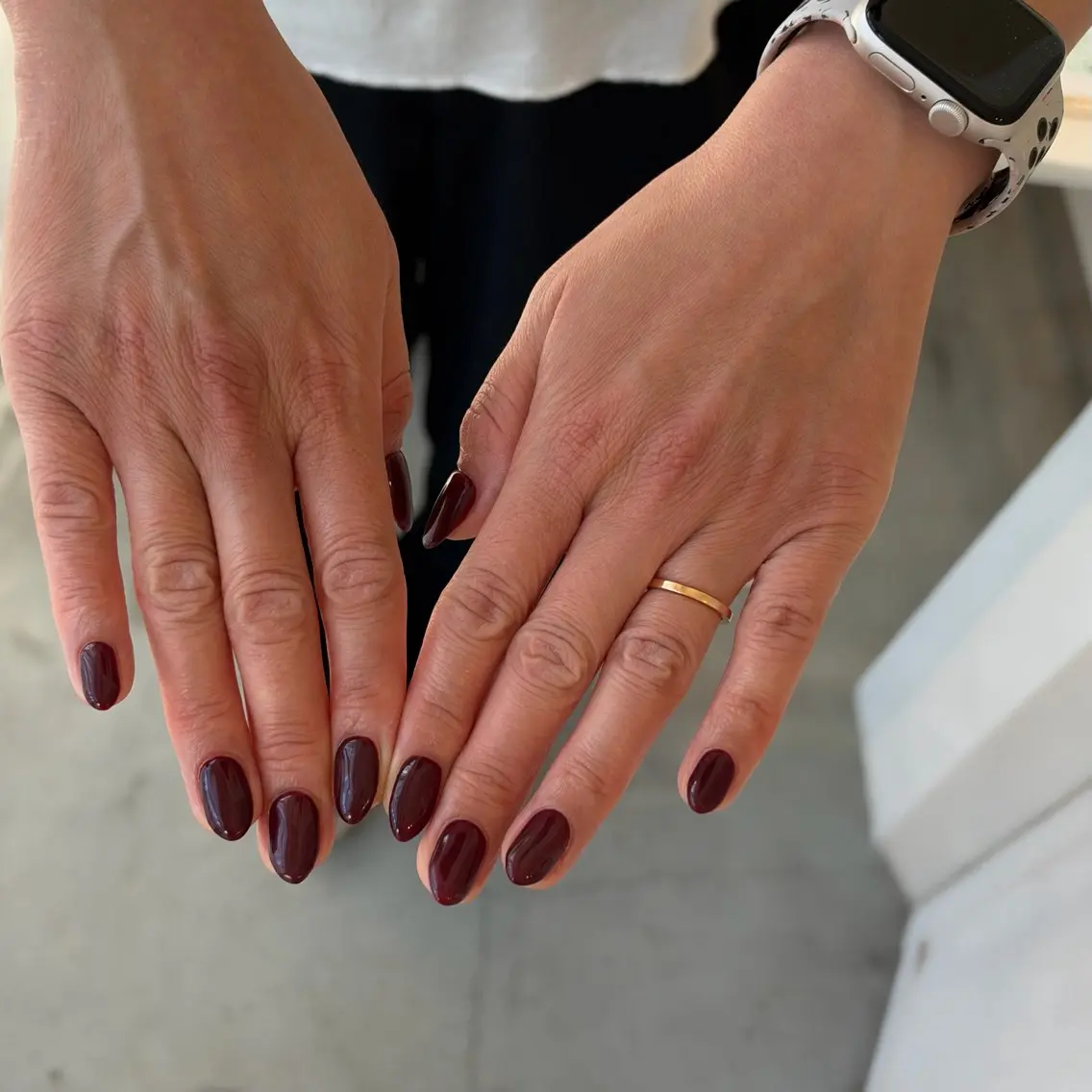 ネイル ワンカラーネイル シンプルネイル ハンドネイル __shiho. nailのネイルデザイン