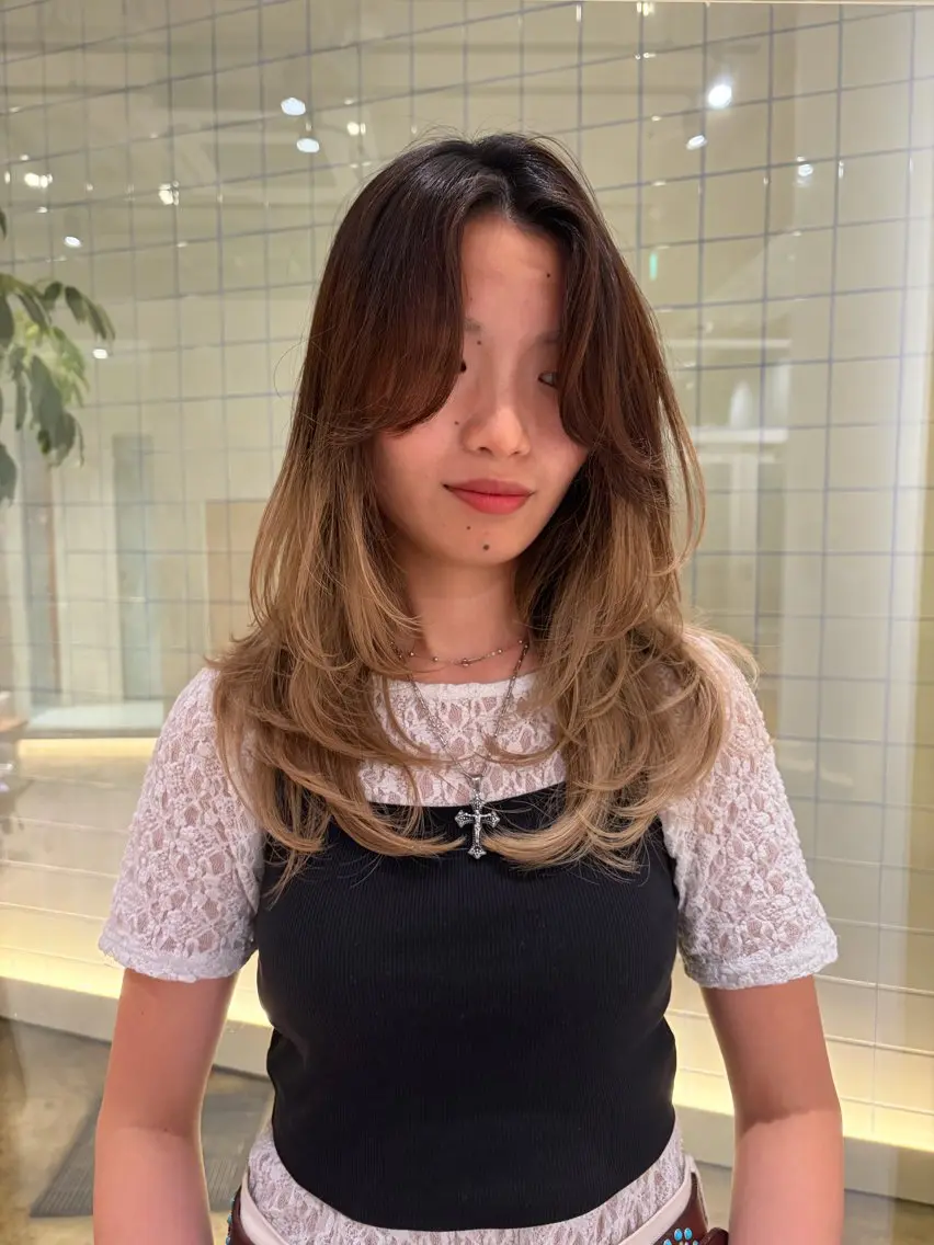 ロング 楓^・◦・🎀^ カットモデル募集中のヘアスタイル
