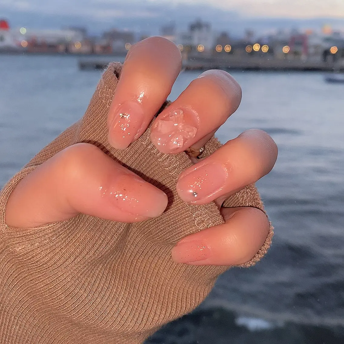 ネイル 西大分S.Nail 𓏲⋆🪸.⋆⸜🫧のネイルデザイン