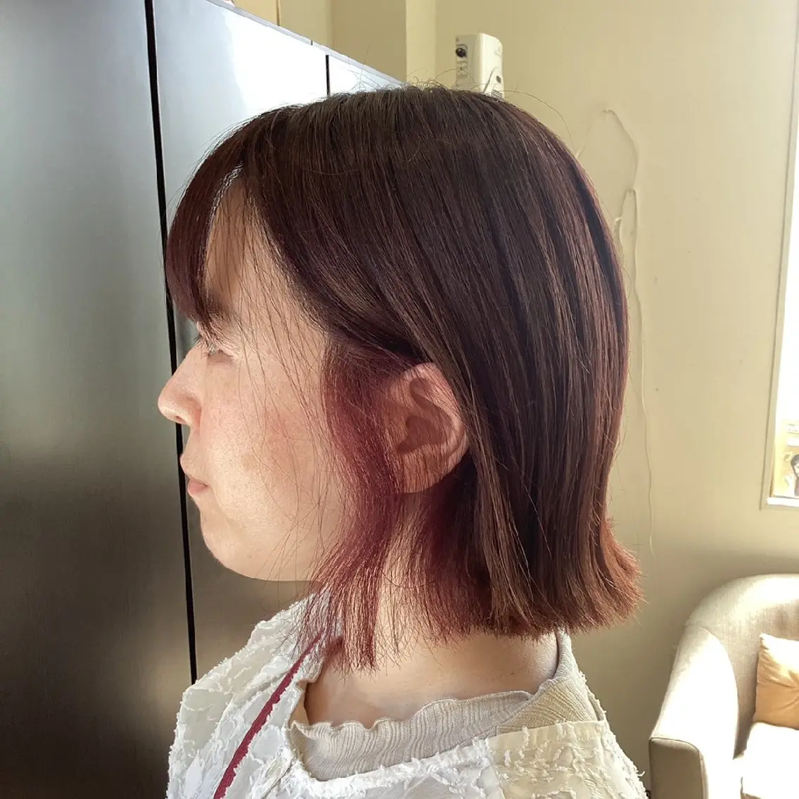 ミディアム ヘアカラー Nanami/ 似合わせカットのヘアスタイル