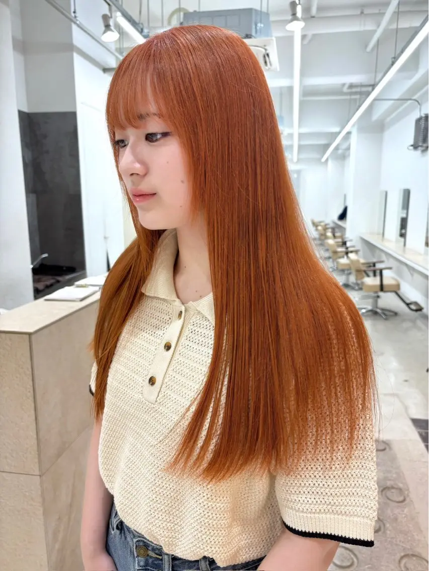 ロング カラー ヘアカラー 🪐ブリーチ/透明感 🪐HARUKAのヘアスタイル